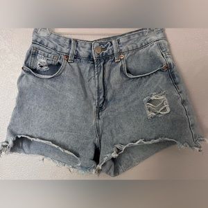 Los Angeles Great Smoky, Light Washed Jean Shorts